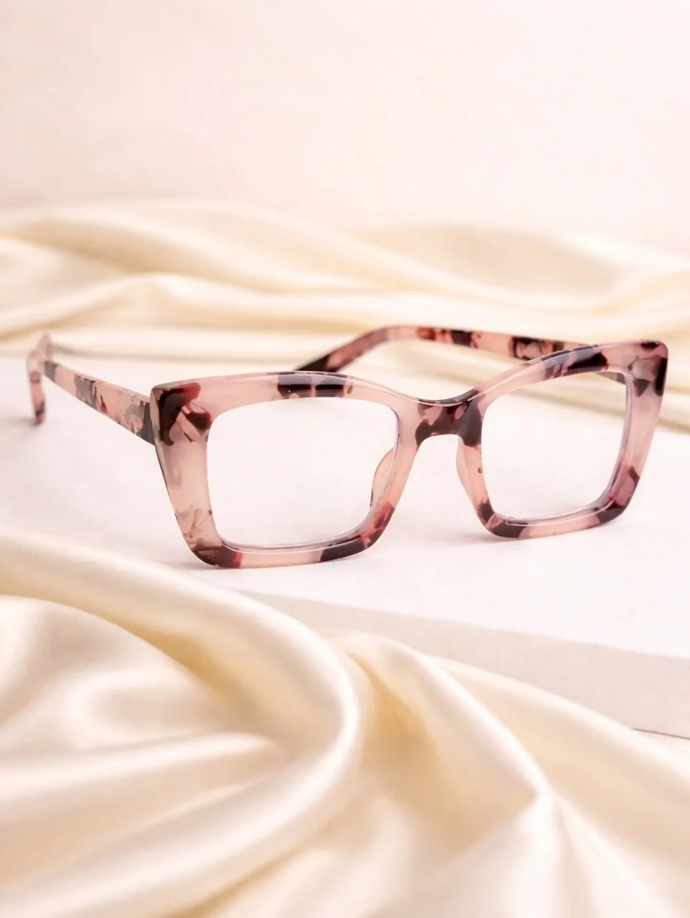 +4.00 Square reading glasses Oprah style Blue light blocking